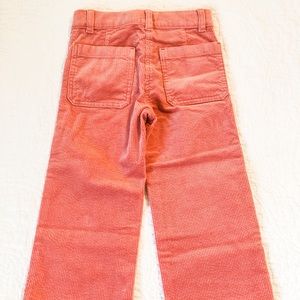 Pink wide leg J Crew corduroy pants